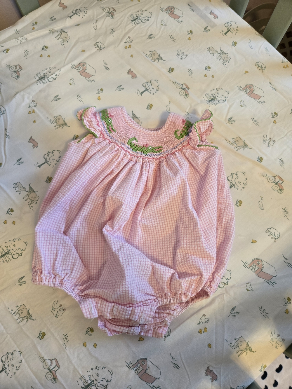 Petit Bebe 3M Alligator Smock Bubble